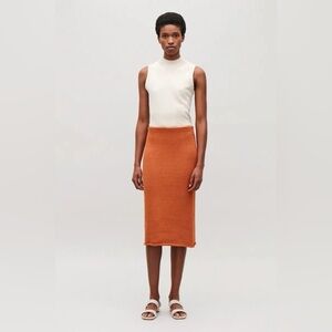 COS | Cotton-linen Knit Pencil Skirt